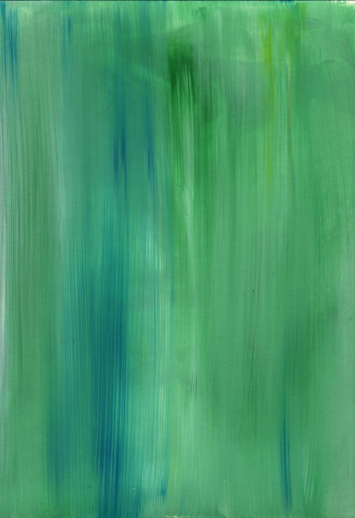 Turquoise, acrylic paint, 17-12-2008