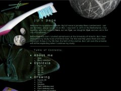 screenshot website: jip's page (2008)